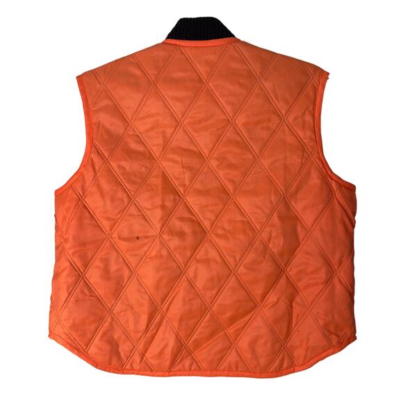 Vintage JCPenney Towncraft Mens XL Vest Reversible Hunting Outdoor Utility Nylon - Picture 4 of 12